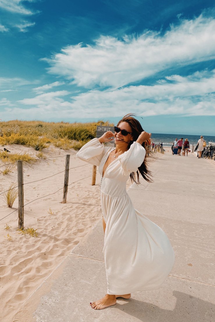 beachwear wapperend flowing linen white dress ivory dress beach dress beachwear long dress evening dress button dress buttons on dress beach evening long short dress witte jurk voor het strand bruiloft jurk loavies (6866195841195)